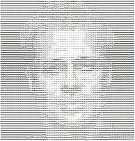 Brad Pitt - AsciiArt - mini