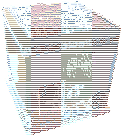 Le Kaaba de La Mecque - AsciiArt - mini