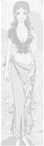 One Piece Robin - AsciiArt - mini