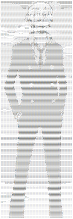 One Piece Sanji - AsciiArt - mini