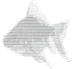 Poisson Rouge - AsciiArt - mini