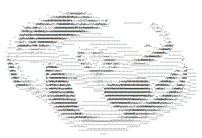 Porsche 911 GT3 rs - AsciiArt - mini