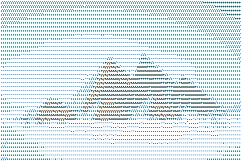 Pyramide de Gizeh - AsciiArt - mini