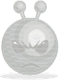 Smiley Enervé - AsciiArt - mini