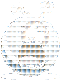 Smiley Epoustouflé - AsciiArt - mini