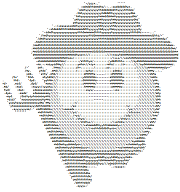 Smiley Fermier - AsciiArt - mini