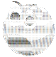 Smiley Mécontant - AsciiArt - mini