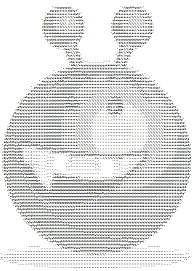 Smiley Ravie - AsciiArt - mini